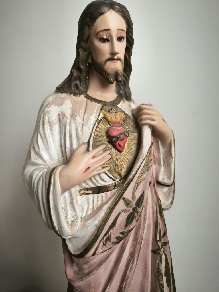 Sagrado coração de Jesus / Crucifixo / Menino Jesus