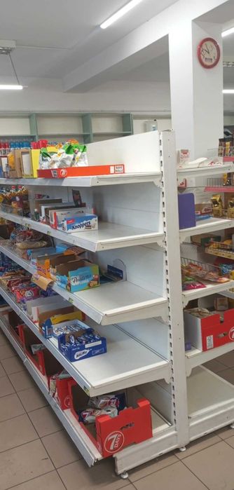 Lada chłodnicza witryna chłodnia regał lodówka sklep regał na pieczywo