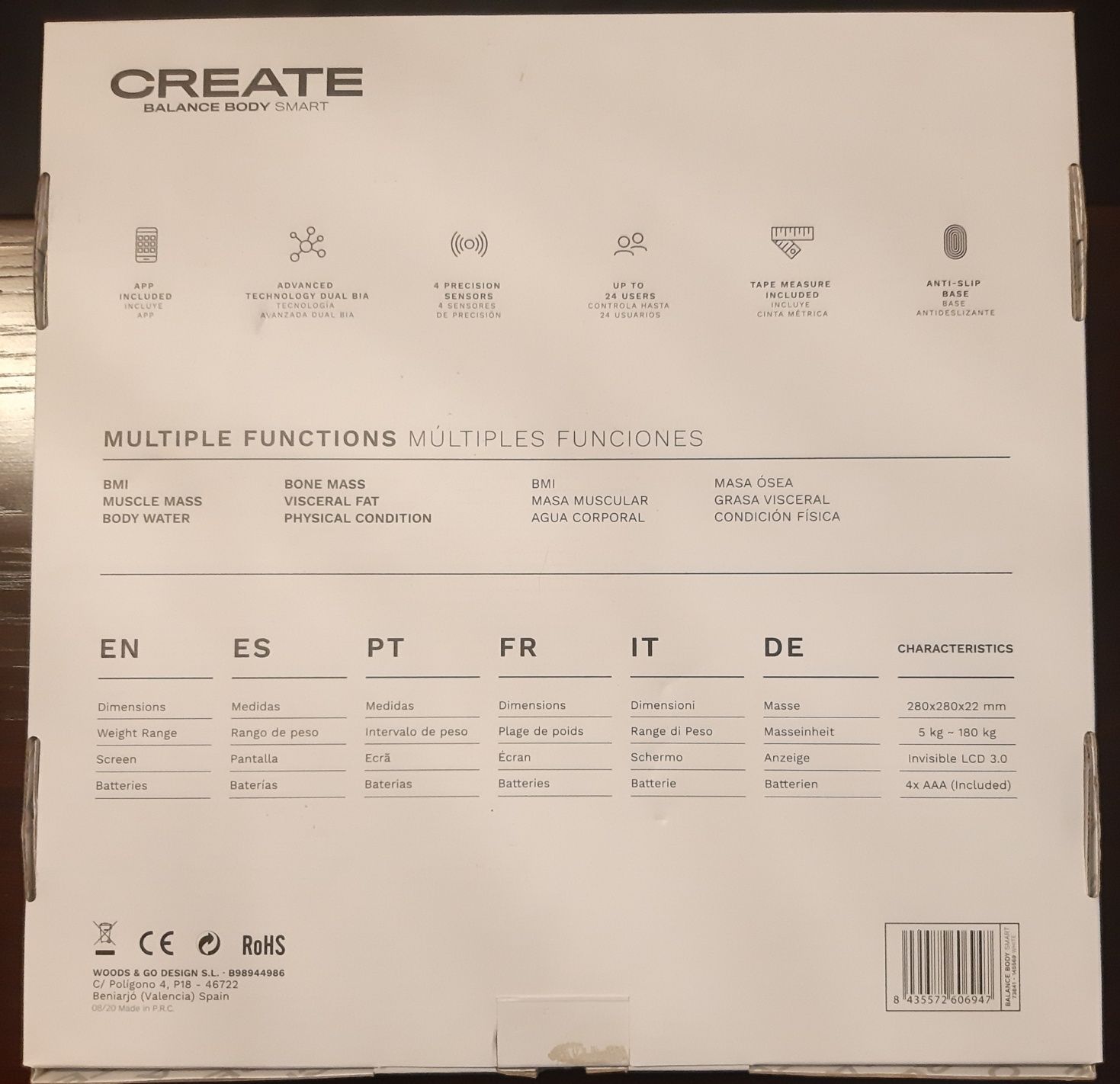 Create Balança digital biomecânica com WiFi