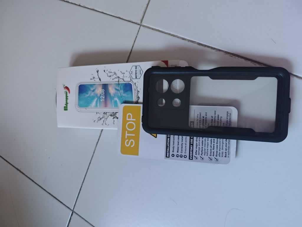 Capa à prova de água redmi note 13