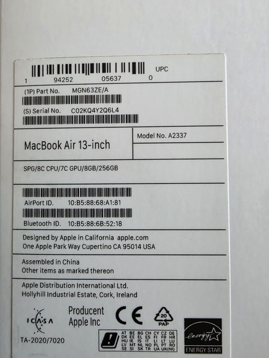 MacBook AIR Jak nowy