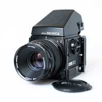 Bronica GS-1 Zestaw (50mm, 65mm, 100mm, makro, 2x kasety, grip)