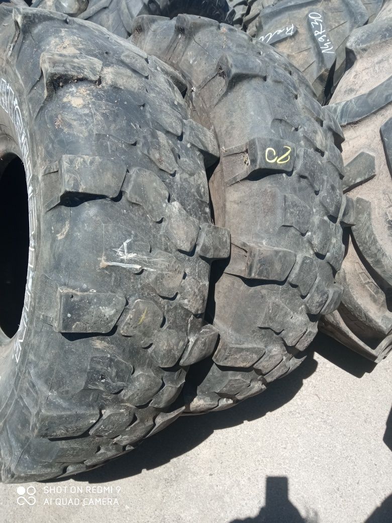 14.00R20 Michelin opony używane rolnicze przemysłowe para