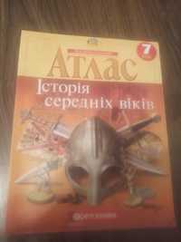 Атлас з історії середніх віків 7 клас