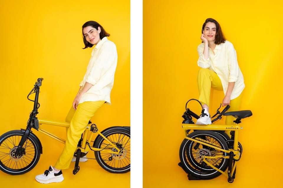 Ahooga A-MAX bicicleta dobrável ultra compacta