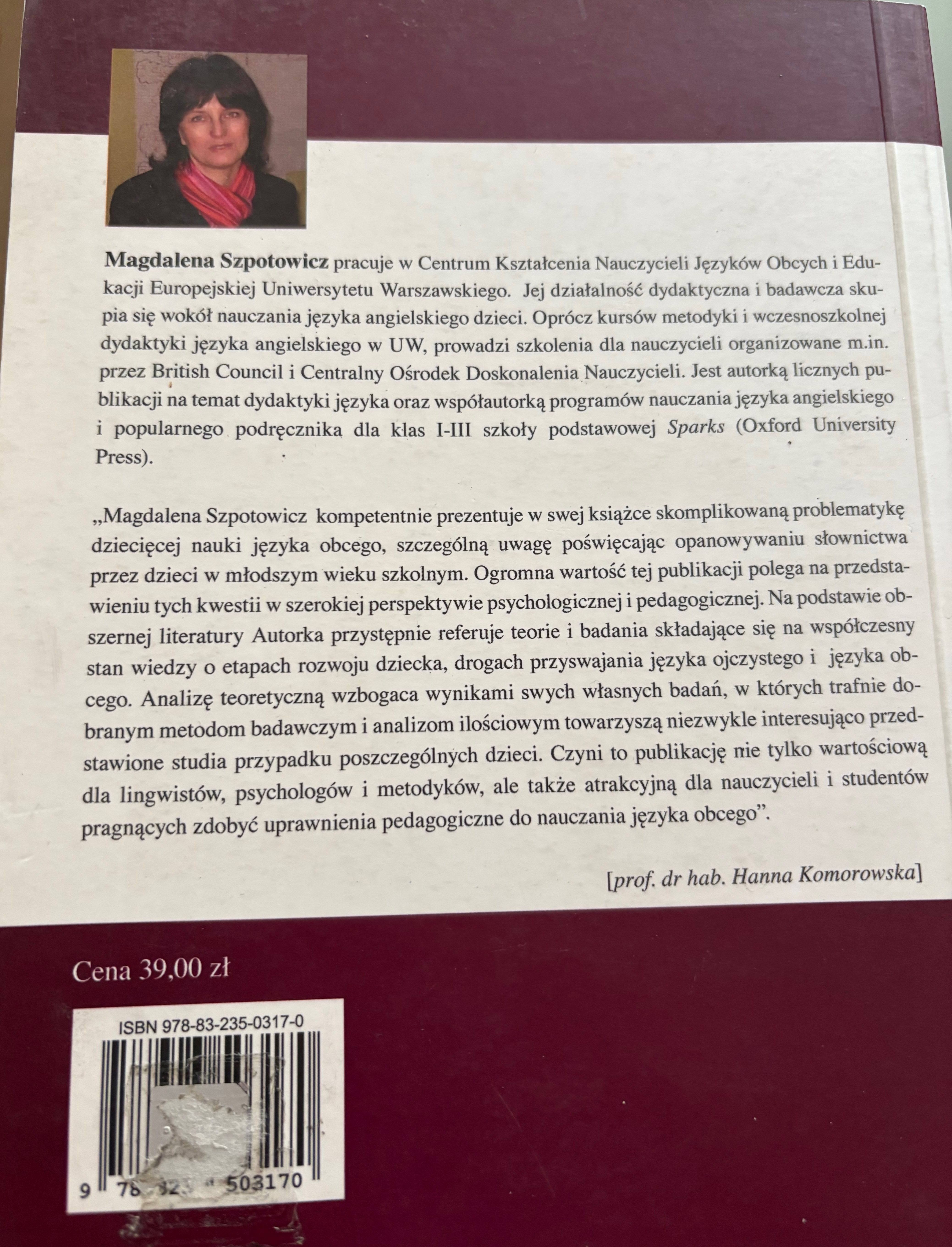 Second Language Learning Processes in Lower Primary Children