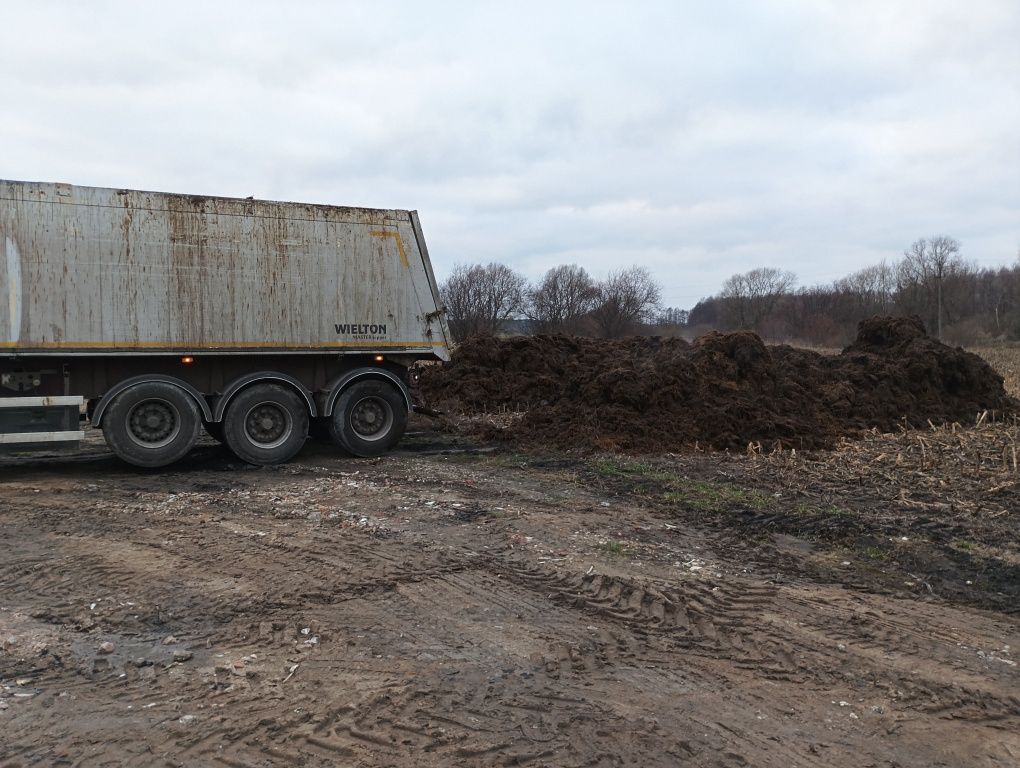 Obornik bydlęcy krowi dostawy 25 ton