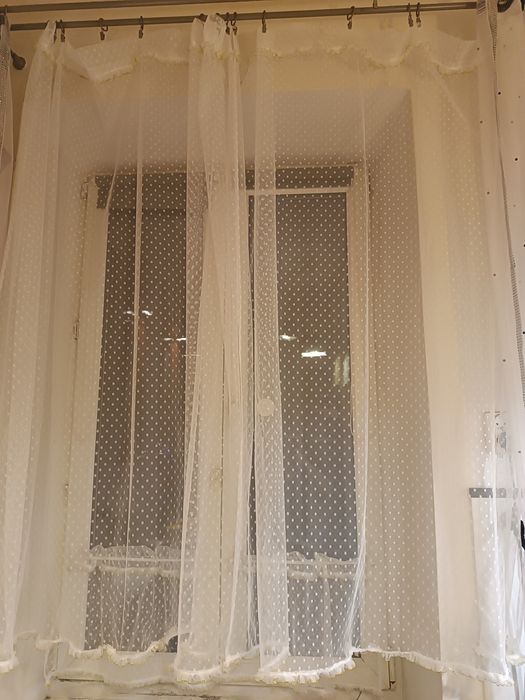 Przecudowny komplet firanka z zazdrostkami