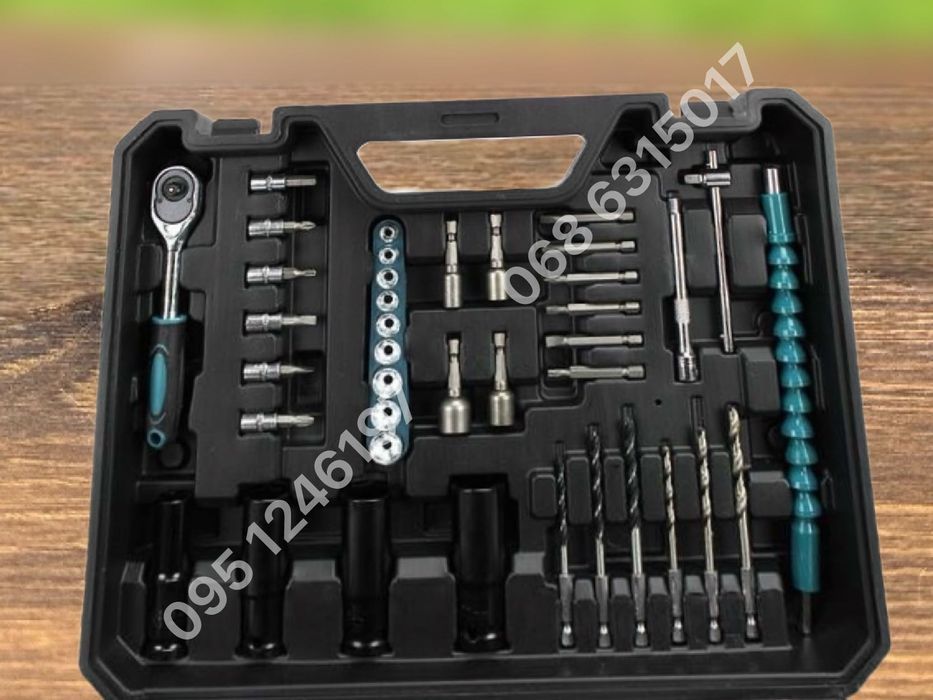 Гайковерт аккумуляторный Makita DTW301 с набором инструментов макита