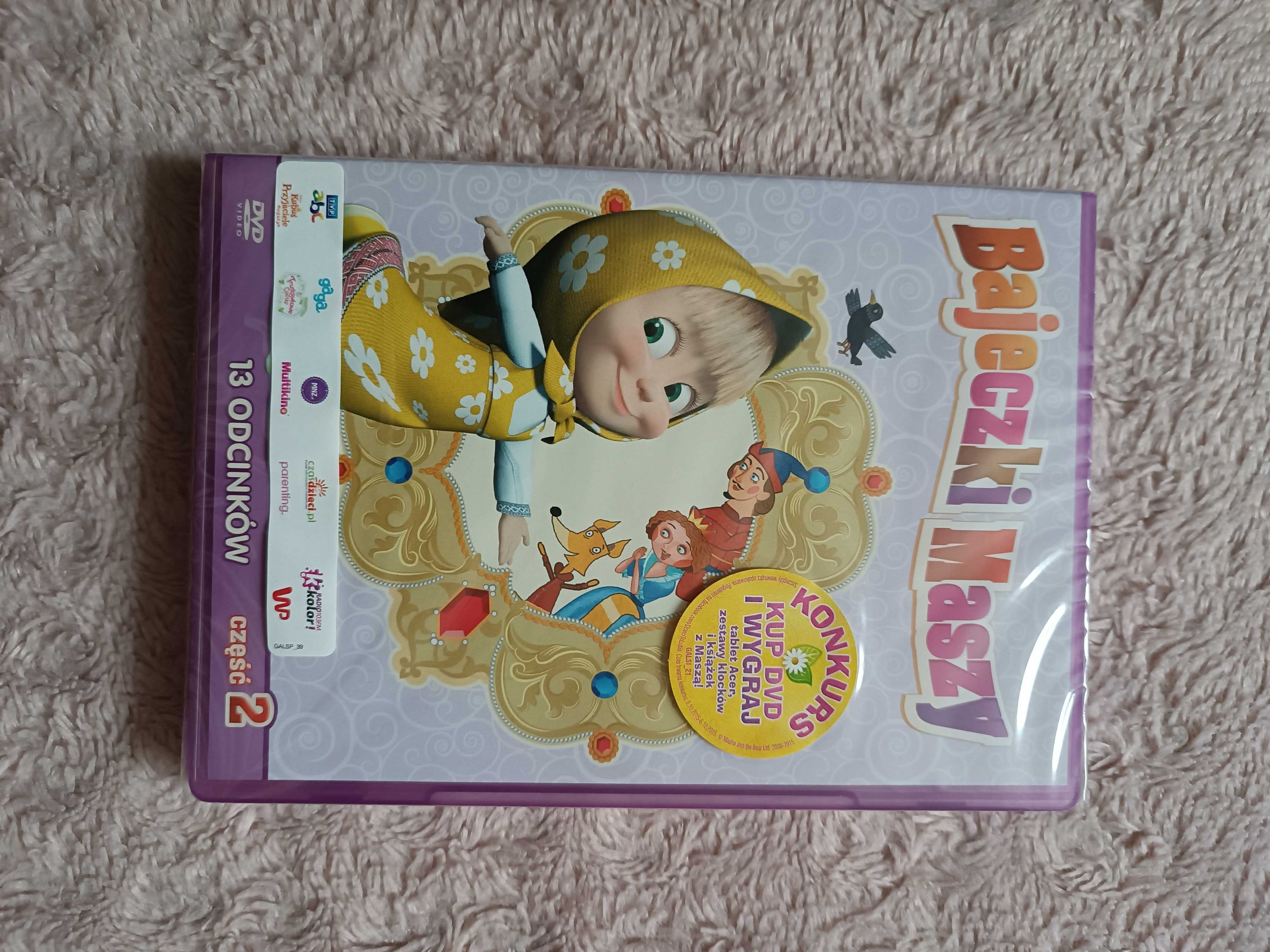 Masza i niedźwiedź Bajeczki Maszy płyty DVD zestaw  FOLIA!
