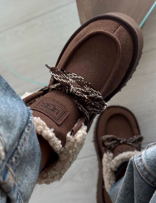 UGG FUNKARRA уггі кросівки-ботинки 36-40 розміри в шоколадному кольорі