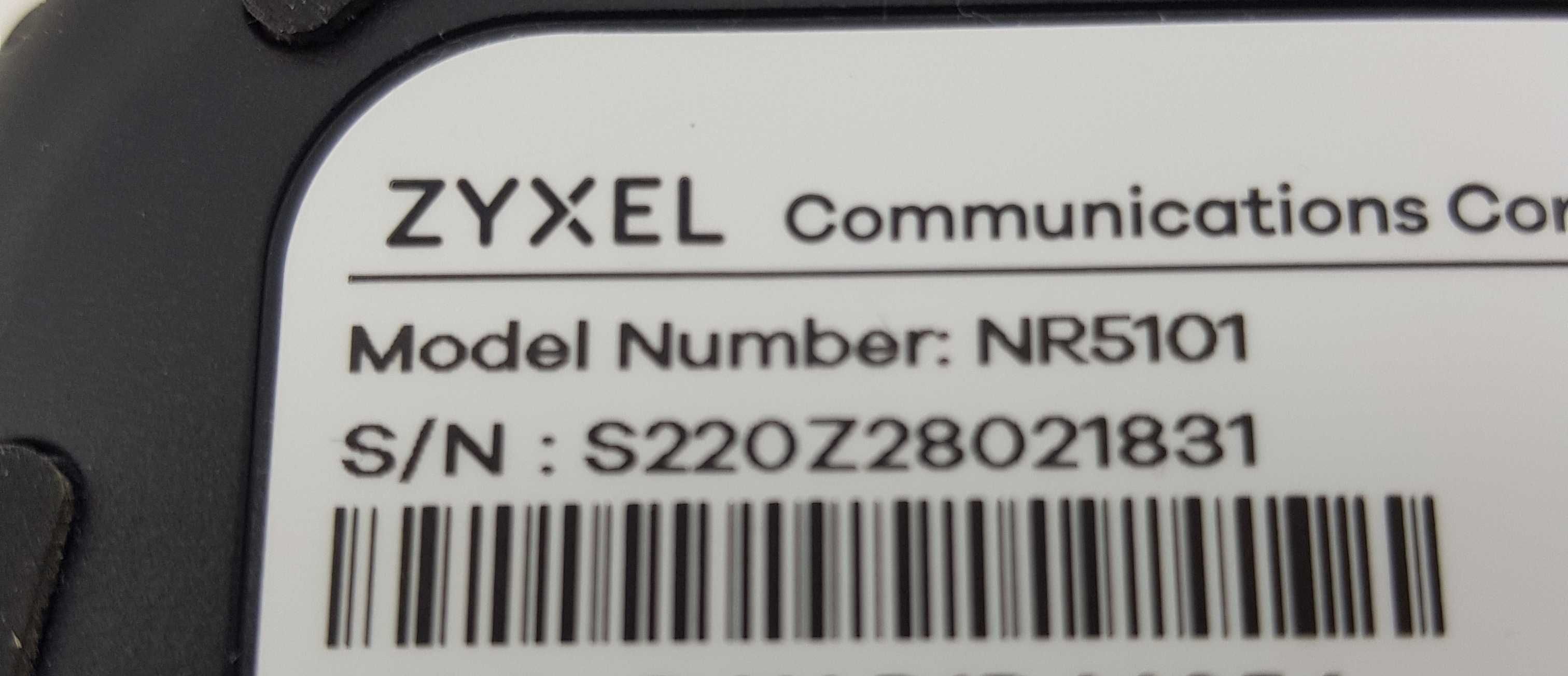 Router ZYXEL nr5101 4G/LTE/5G 5 gbps do 64 klientów 1775mbps WiFi 6