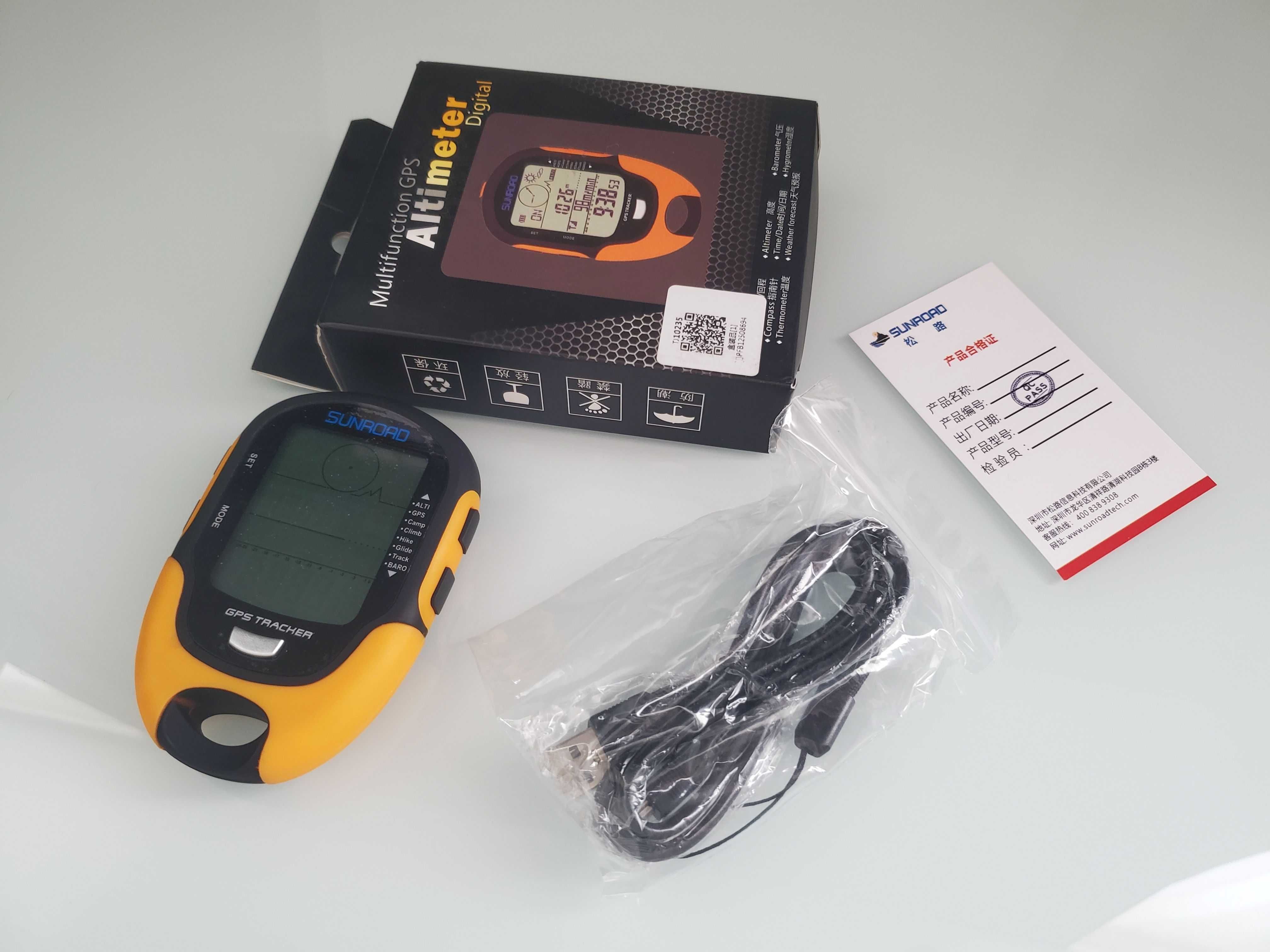 Альтиметр Sunroad FR510 с GPS