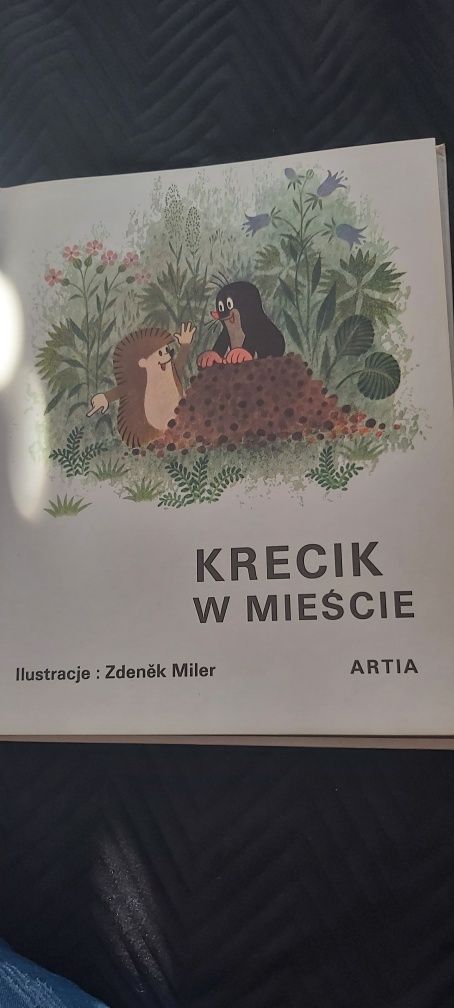 Książka "Krecik w mieście" 1987r