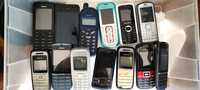 Conjunto de telemóveis antigos