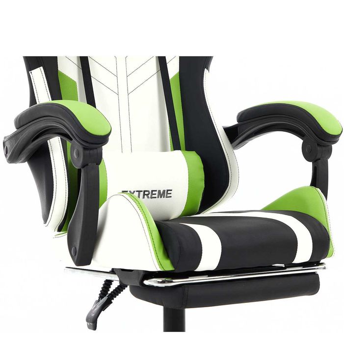 Fotel Gamingowy EXTREME R1 Pełen komfort w grze z podnóżkiem