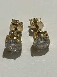 Tiffany&Co, 2.17 ct серьги золотые с бриллиантами