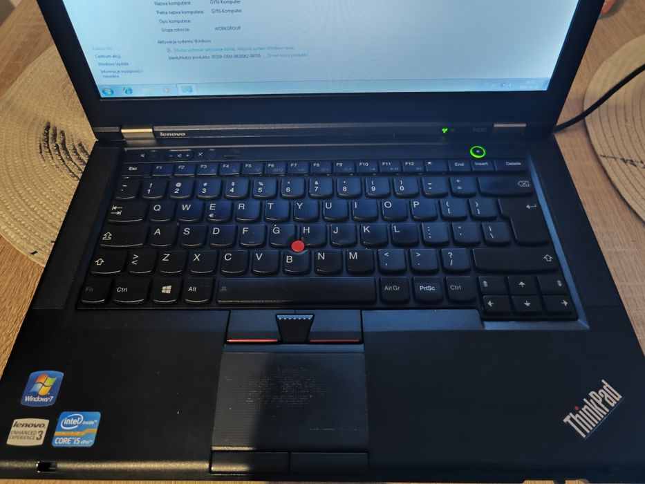 Laptop Lenovo ThinkPad T430 Core i5 3320M/4GB/320GB HDD/HD