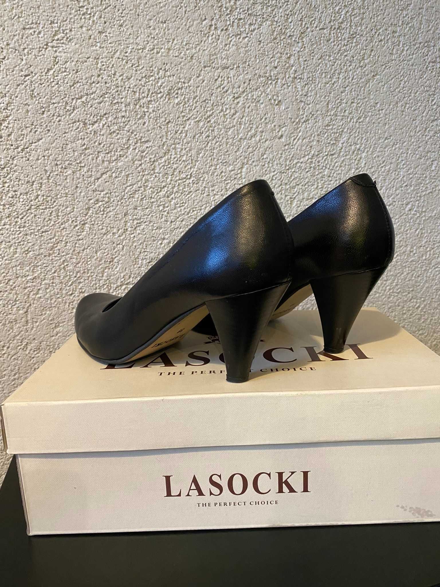 Lasocki szpilki buty na obcasie 38 25,5 cm