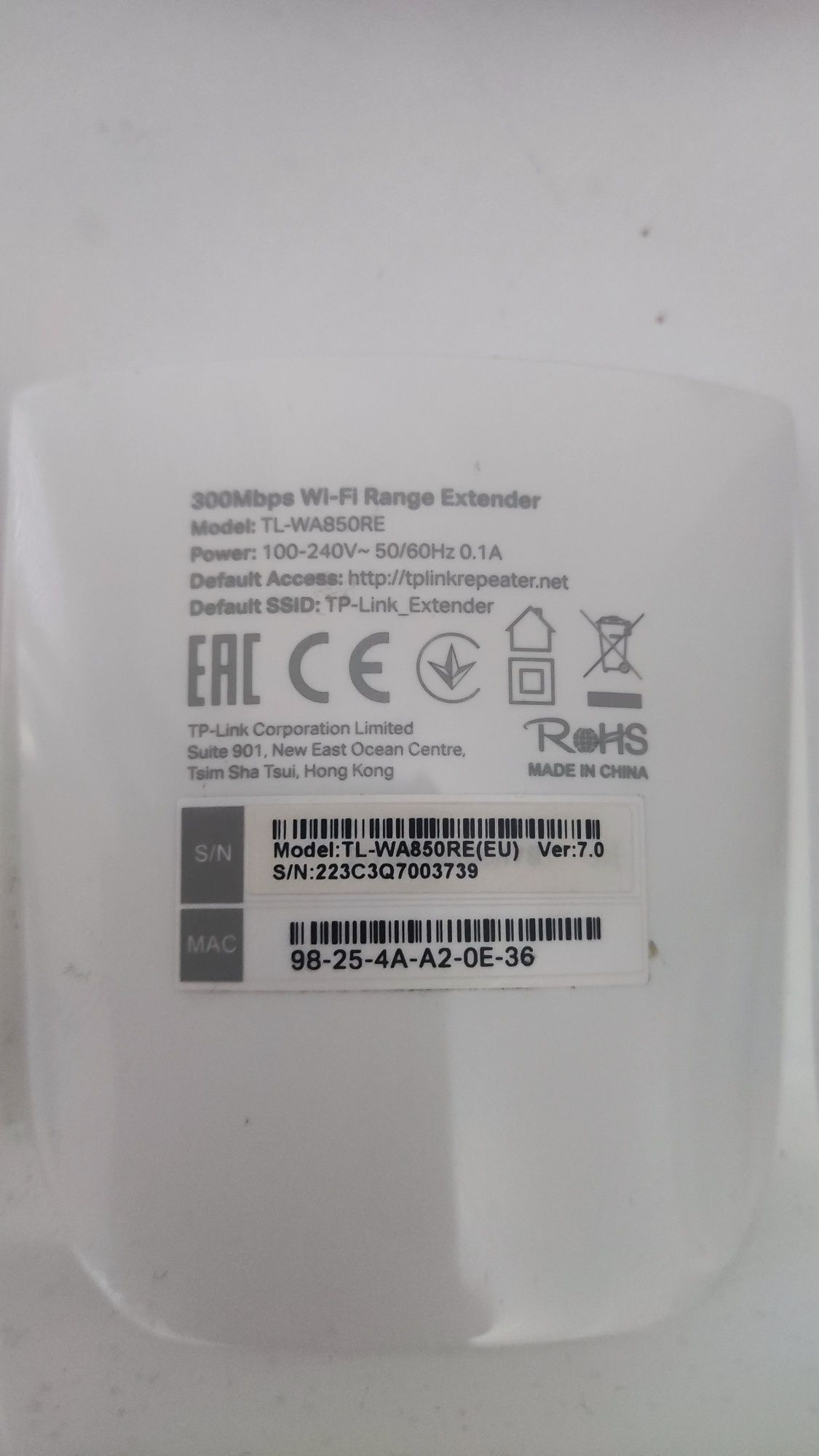 Wzmacniacz sieci / Repeater TL-WA850RE