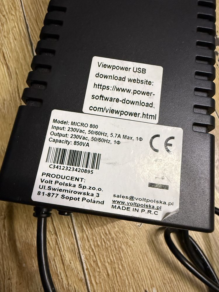Блок бесперебойного питания Volt Polska MICRO UPS 800