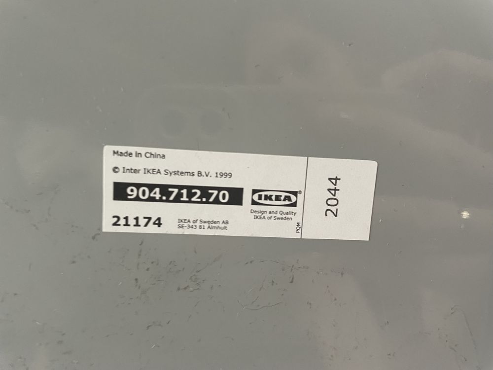 IKEA SYNNERBY Lustro z półką i hakami