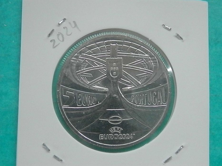 1126 - Euro: 5,00 euros 2024 EURO2024, por 8,00