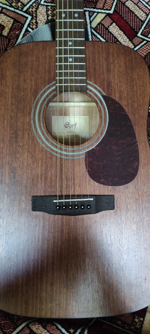 Акустическая гитара Cort Earth 60m OP (ремень, тюнер, чехол) новая