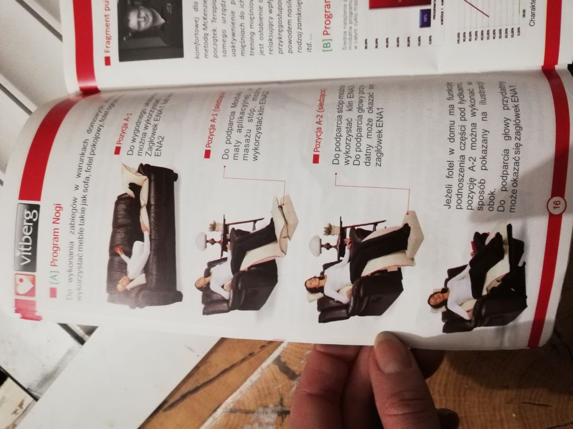 Masażer  rehabilitacja enabio 2 masaz plecow, nóg duży