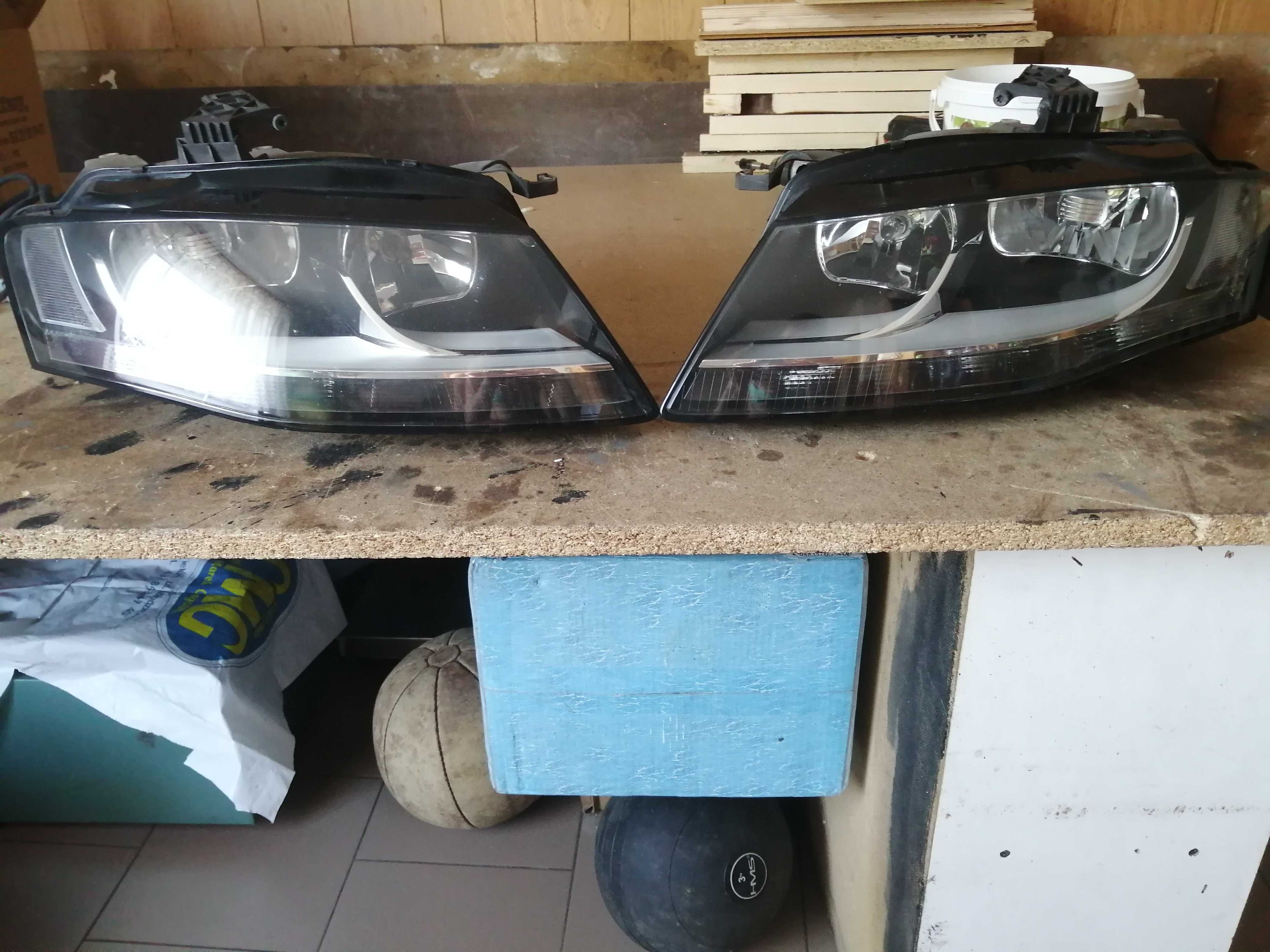 Lampy przód Audi A4 B8 - Angliik