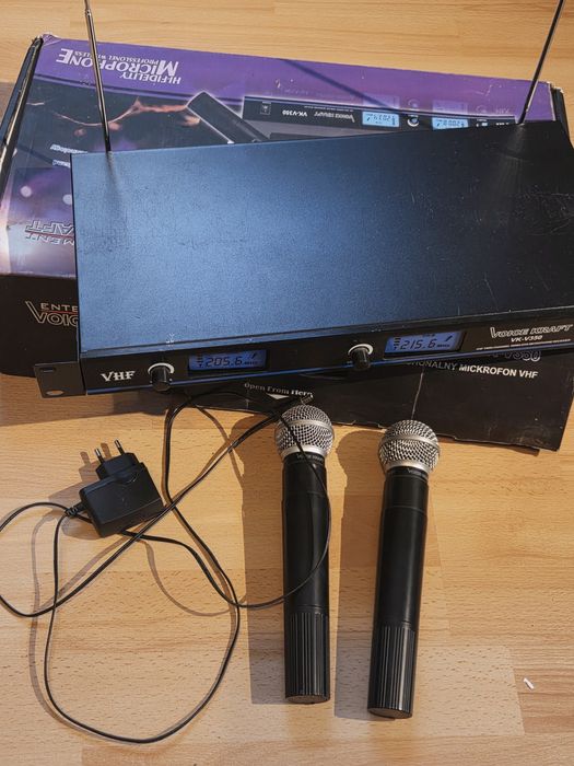 Mikrofony bezprzewodowe Voice Kraft VK-V350 – zestaw