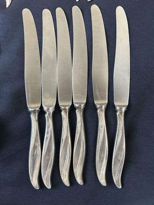 Posrebrzane sztućce Hefra amerykański kpl. 30-elementowy