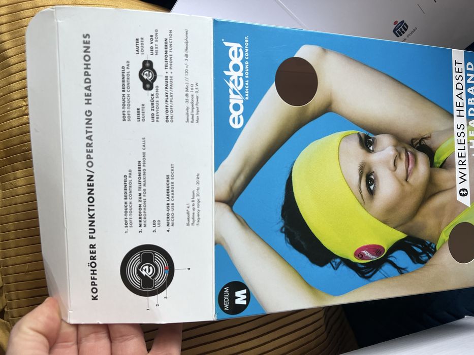 Słuchawki bluetooth bt do kasku do czapki do opaski opaska do biegania