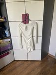 Biała Elegancka Sukienka Bershka S Viral Coquette Hit Nowa