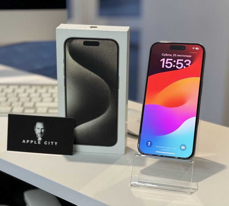 Ідеал IPhone 15 Pro Max 256 Natural Titanium Гарантія Магазин+обмін
