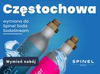 WYMIANA gaz CO2 do SODASTREAM Częstochowa i okolice Spinelsoda