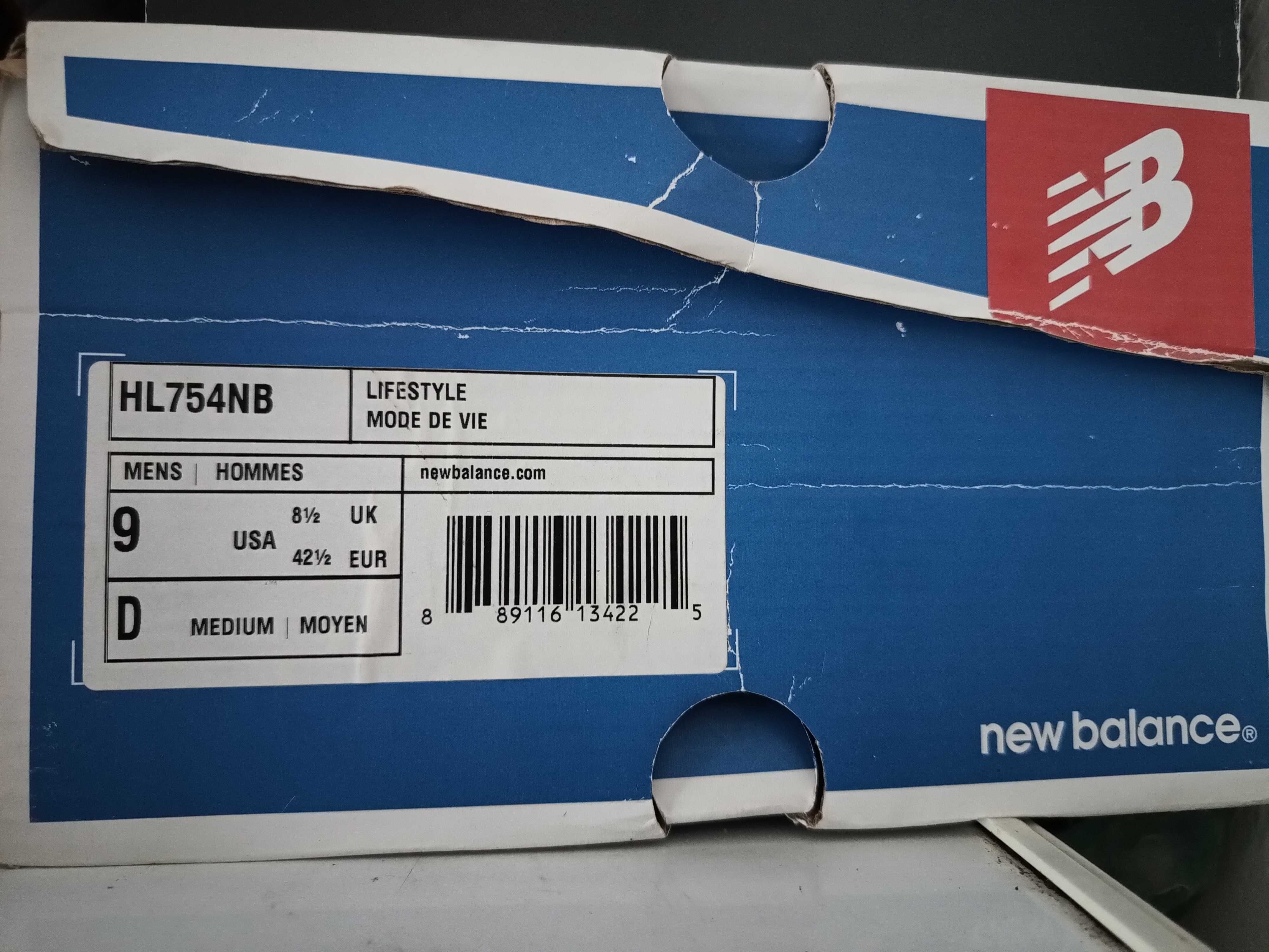 Шкіряні кросівки New Balance 754. Кожаные кроссовки оригинал 27.5 см