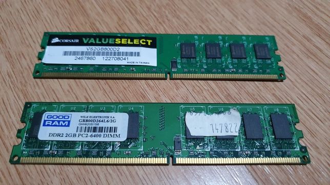 4 GB , pamięć RAM  2 x 2GB DDR2