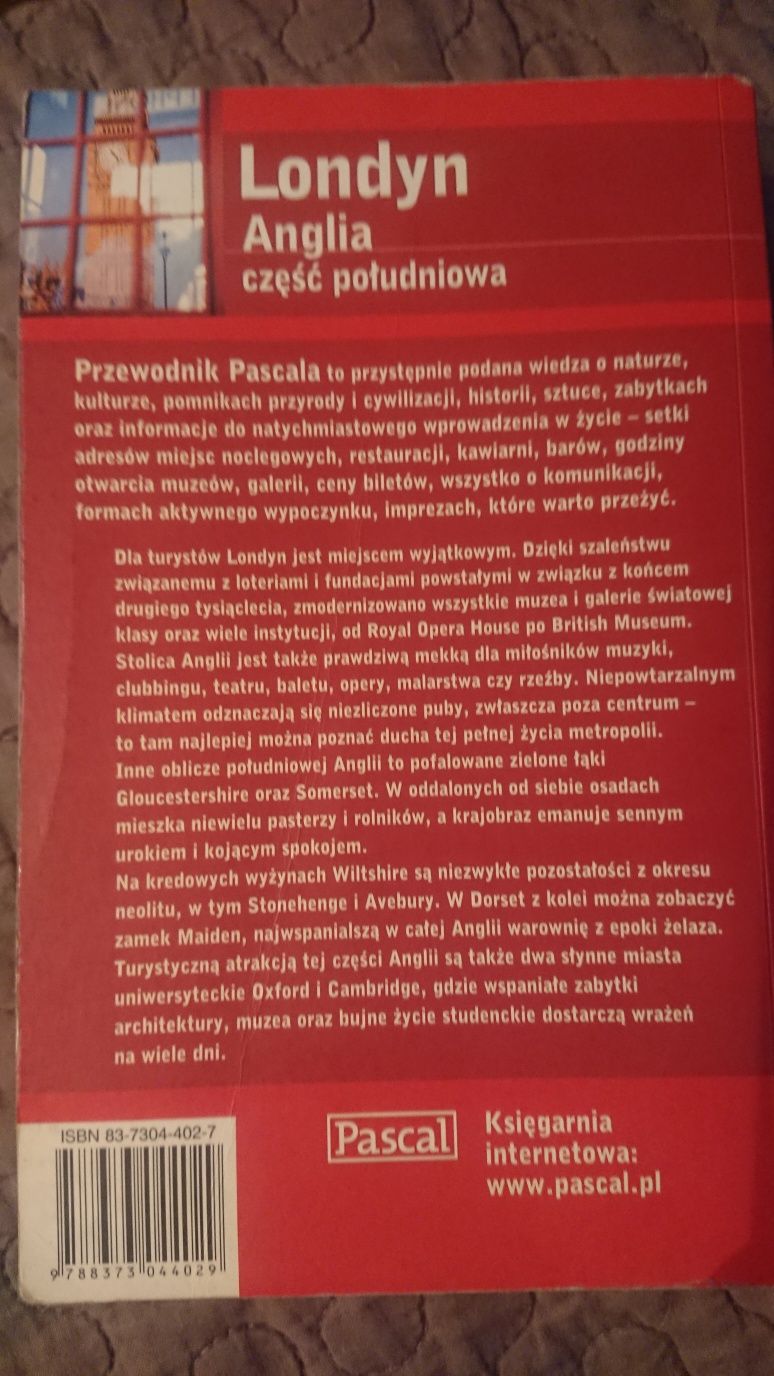 Przewodnik Pascala - Londyn Anglia część południowa