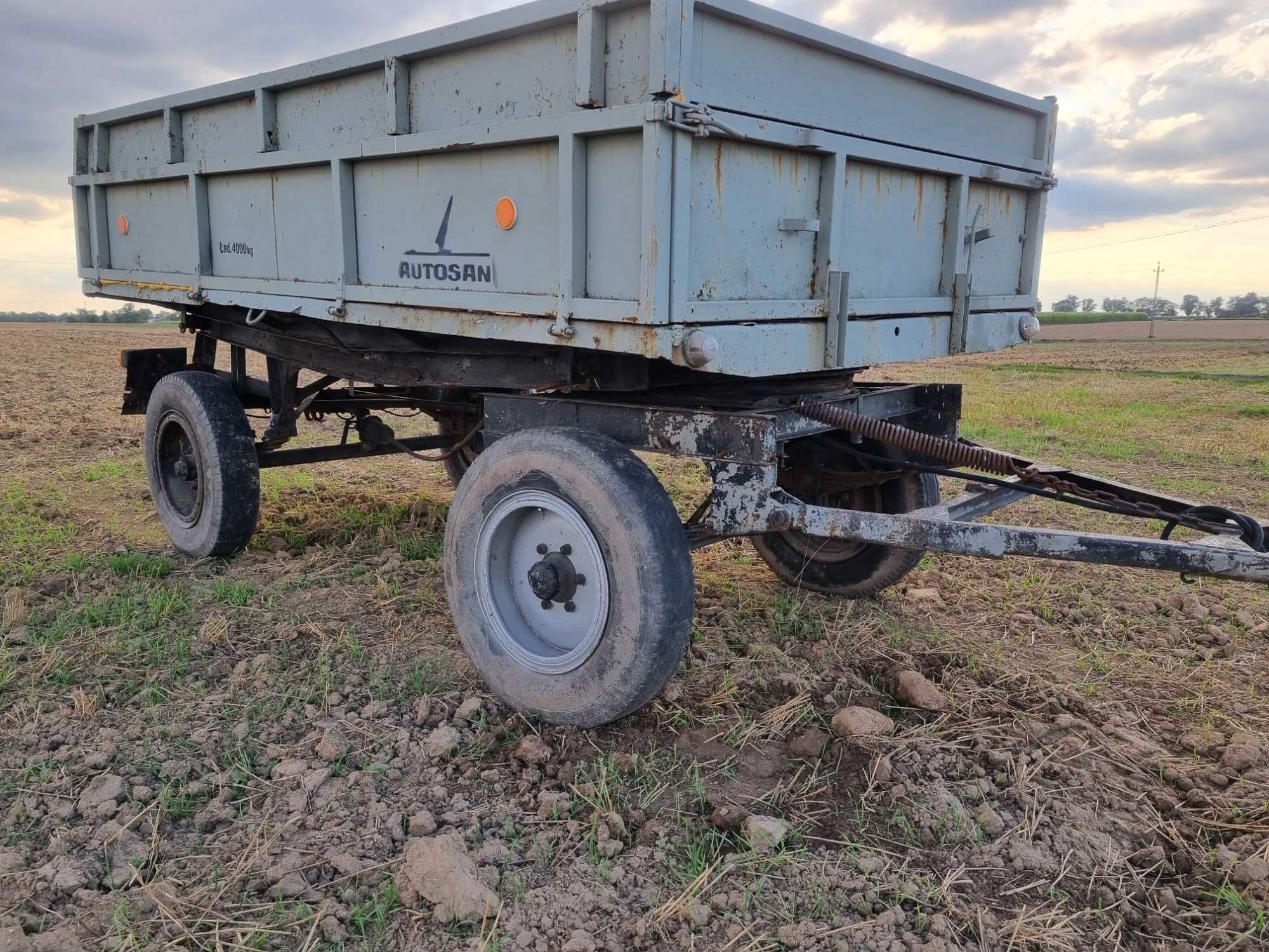 Przyczepa wywrotka autosan 4,5t D47