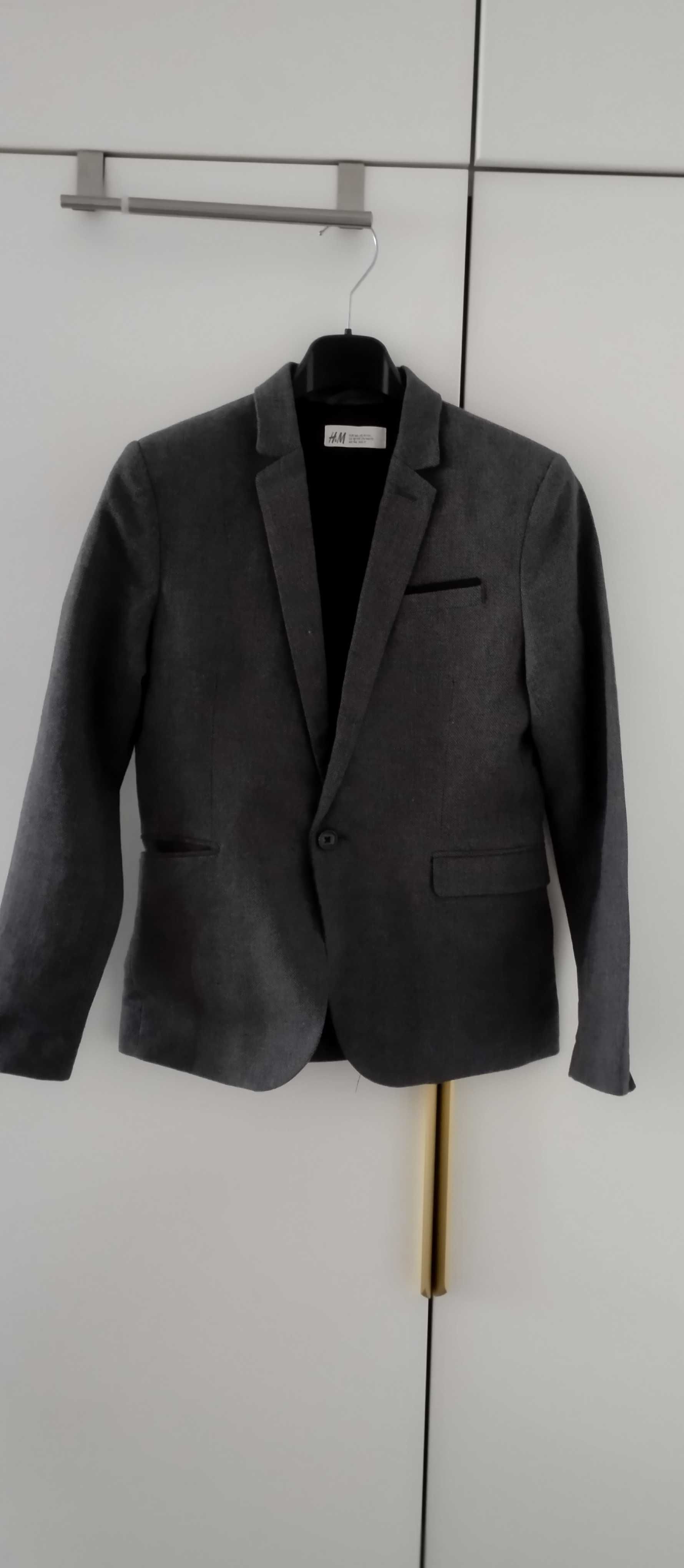 Marynarka elegancka dla chłopca szara 140/146 H&M