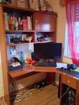 Secretaria em madeira pinho -mel