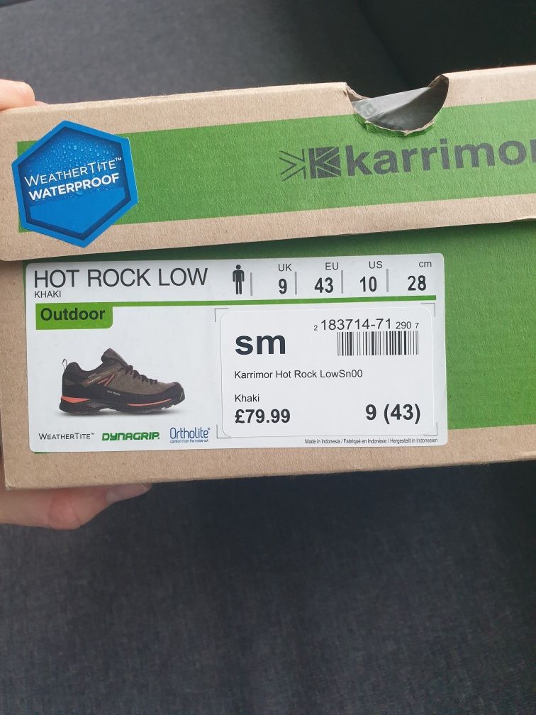 Karrimor Hot Rock Low Dynagrip trekingowe