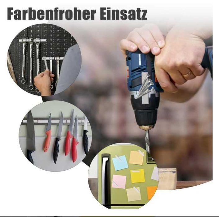 Zestaw 19 silnych magnesów neodymowych 60x10x5mm MAGXCENE