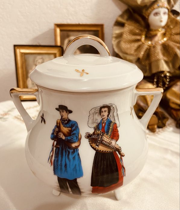 Лімож Франція порцеляна Цукерниця