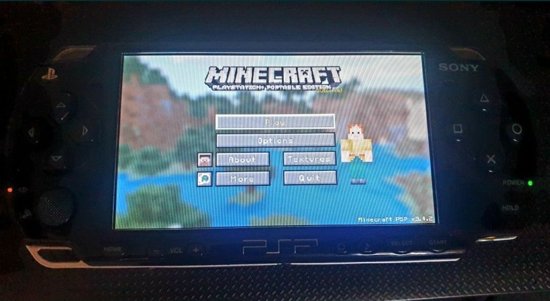 Minecraft gra na przenosna konsole sony psp plus gratis