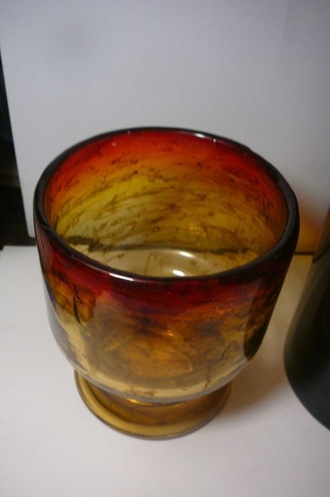 Zestaw szkła talerzyki-miseczki lata 70 , Zb. Horbowy, Podlasek