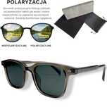 Okulary przeciwsłoneczne polaryzacyjne Unisex TR-90 zestaw etui
