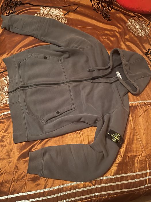Zipp hoodie Stone island asphalt