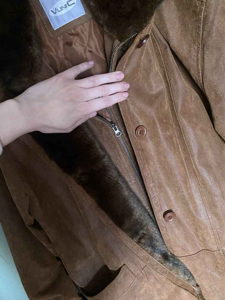 Piękna skóra real vintage real leather M 38